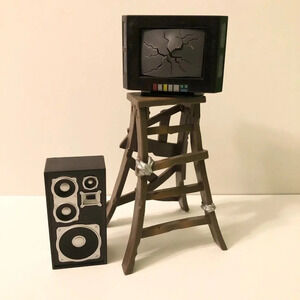 WWF Jakks Pacific Grapple Gear  Accessories Television Speakers Ladder